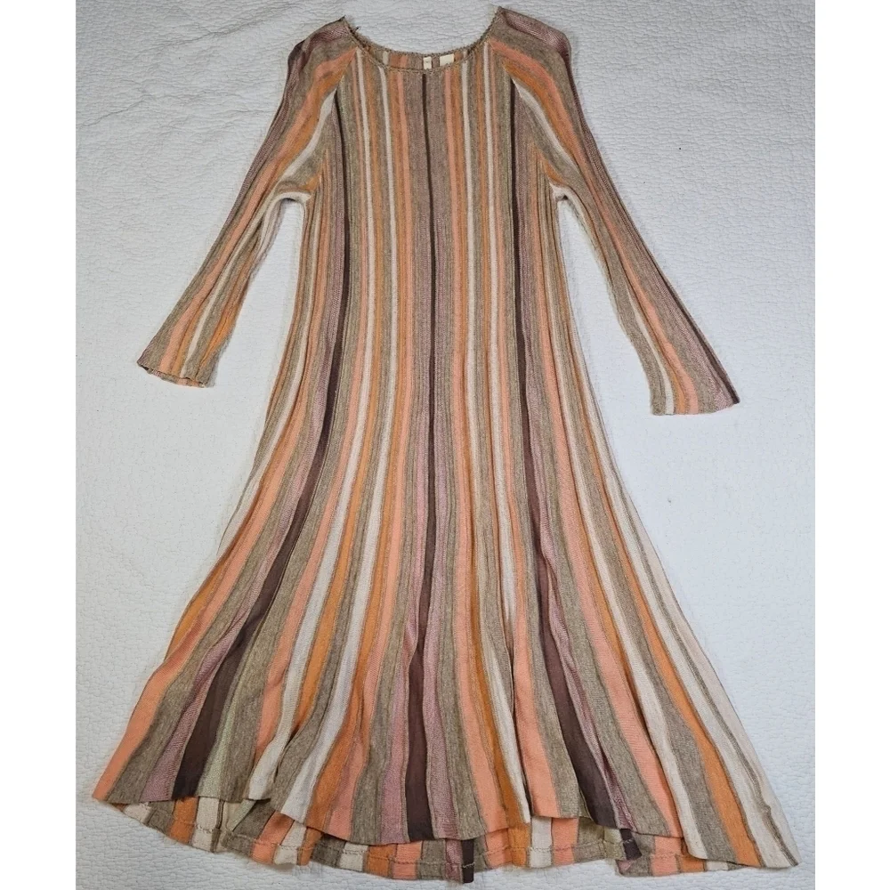 Anthropologie MOTH Nora Striped Swing Cut Sweater Dress - Picture 4 of 9